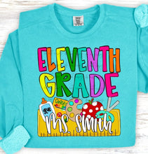 Load image into Gallery viewer, Back To School Nameplates Customized DROPDOWN DTF TRANSFER BIA
