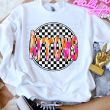 Load image into Gallery viewer, Preppy Checkered Mascot Dropdown TRANSFER SWD TEMP
