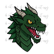 Load image into Gallery viewer, Front Or Side Logo Sports Custom Name Mascot DROPDOWN DTF TRANSFER
