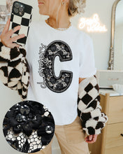 Load image into Gallery viewer, Black Lace Mascot Dropdown TRANSFER CAP FEB
