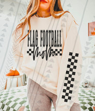 Load image into Gallery viewer, Checkered Sports Mom Black With SLEEVE OPTION DROPDOWN TRANSFER TGG MAR

