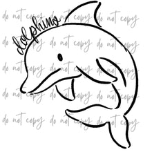 Load image into Gallery viewer, Doodle Single Color Mascots Dropdown TRANSFER
