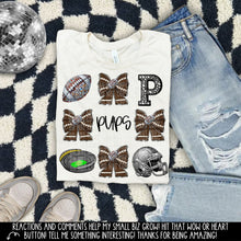 Load image into Gallery viewer, Rhinestone Bow Mascot Collage DROPDOWN TRANSFER

