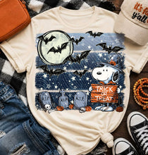 Load image into Gallery viewer, Sno_p Trick Or Treat Bats Stripes TRANSFER AGCM AUG 26
