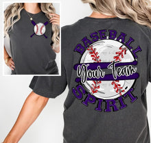 Load image into Gallery viewer, Baseball Spirit With Pocket Customized DROPDOWN DTF TRANSFER BIA
