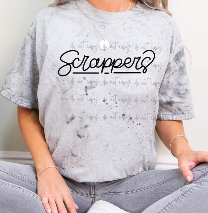 Hand Lettered Scrappers TRANSFER