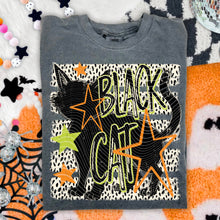 Load image into Gallery viewer, Black Cats Stars Polka Stripes TRANSFER AGCM AUG 26
