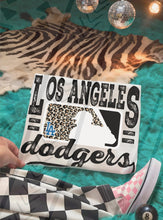 Load image into Gallery viewer, Distressed Black And Leopard Baseball Teams DROPDOWN TRANSFER KAI APR 26
