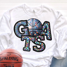 Load image into Gallery viewer, Rhinestone Basketball Mascots DROPDOWN TRANSFER CSD
