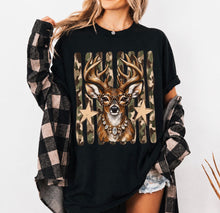 Load image into Gallery viewer, Boujee Deer Camo Stripes Stars TRANSFER ET AUG 26
