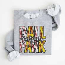 Load image into Gallery viewer, Ballpark Faux Embroidery Names DROPDOWN TRANSFER SDD
