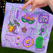 Load image into Gallery viewer, Happy Mardi Gras Collage TRANSFER ET JAN 26
