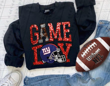 Load image into Gallery viewer, Game Day Team Helmet Faux Embroidery DROPDOWN TRANSFER TGG

