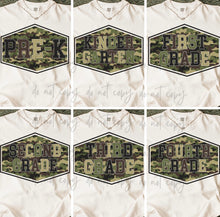 Load image into Gallery viewer, Camo Retro Grades DROPDOWN TRANSFER
