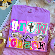 Load image into Gallery viewer, Grow In Grace Leopard Zebra Magazine Cutout TRANSFER DWS FEB 26
