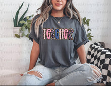 Load image into Gallery viewer, Pink Blue Gold Glitter Alpha B2S Grades DROPDOWN TRANSFER

