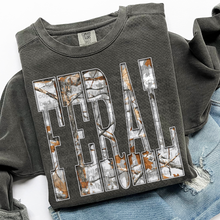 Load image into Gallery viewer, Grey Camo Word Collection Dropdown TRANSFER THREAD SEPT 25
