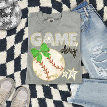 Load image into Gallery viewer, Dalmatian Game Day Baseball With Bow DROPDOWN TRANSFER CAP FEB

