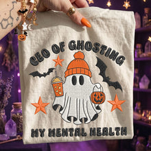 Load image into Gallery viewer, CEO Of Ghosting My Mental Health Faux Embroidery TRANSFER HMWK JULY 26
