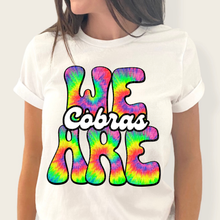 Load image into Gallery viewer, We Are Rainbow Tie Dye Mascot DROPDOWN TRANSFER
