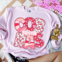 Load image into Gallery viewer, Heart Checkered Mascots Faux Embroidery DROPDOWN TRANSFER CSD JAN 25

