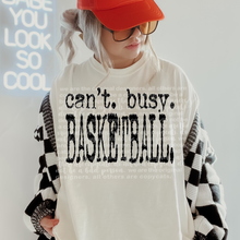 Load image into Gallery viewer, Busy. Can’t. Saying + Color Dropdown TRANSFER THREAD AUG 25
