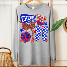 Load image into Gallery viewer, Cheer Football Bows DROPDOWN TRANSFER SDD AUGUST
