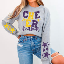 Load image into Gallery viewer, Cheer Mama Star Sleeves COLOR DROPDOWN TRANSFER
