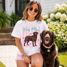 Load image into Gallery viewer, Dog Mom Wavy Pink Stripes Breed DROPDOWN TRANSFER UAC 26
