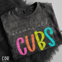 Load image into Gallery viewer, Neon Bright Line Cubs DROPDOWN TRANSFER COR
