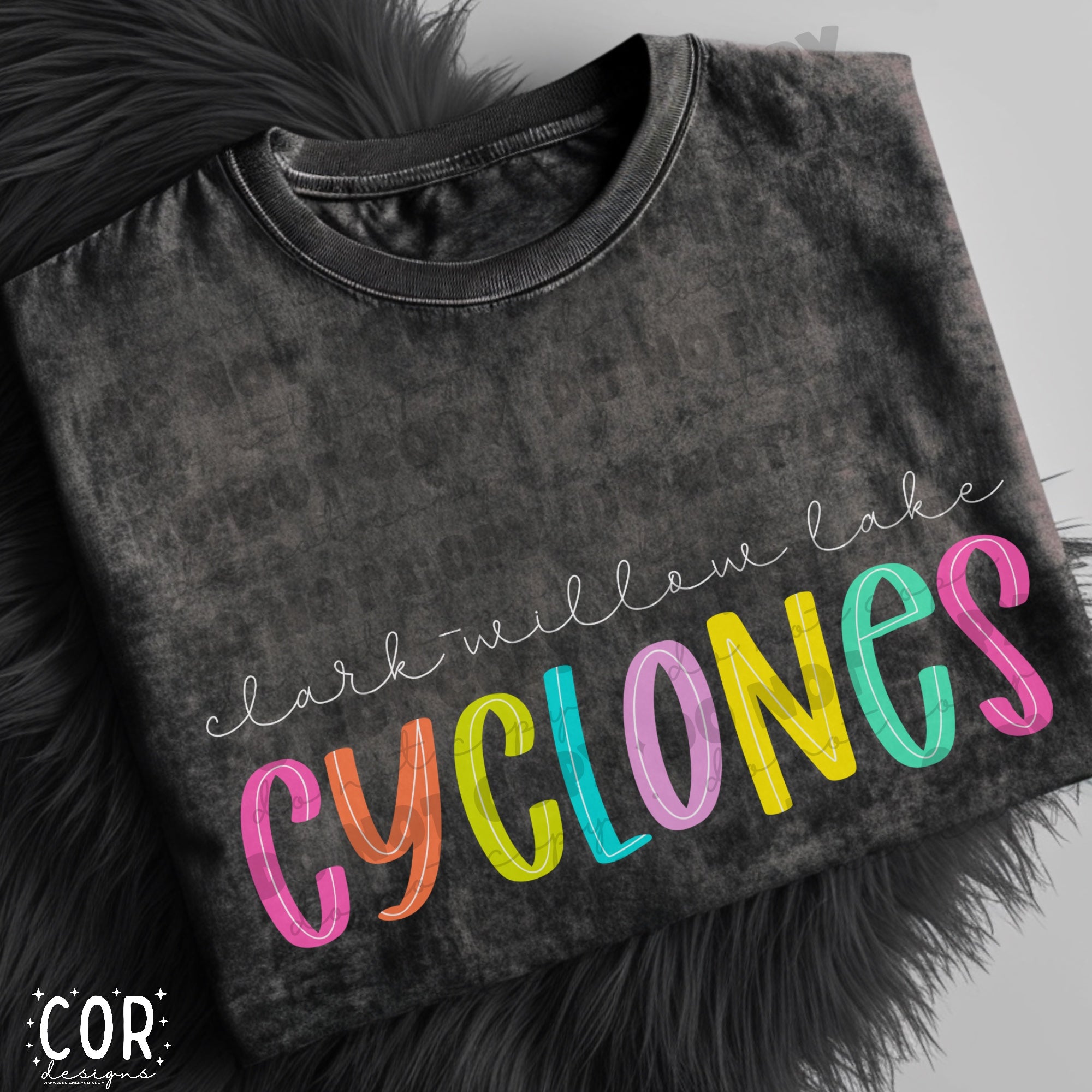 Neon Bright Line Cyclones DROPDOWN TRANSFER COR – Sassy Sublimation ...