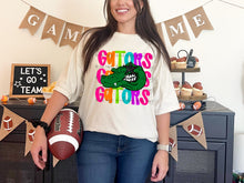 Load image into Gallery viewer, Bright Stacked Mascots Star Eyes DROPDOWN TRANSFER TSC 24
