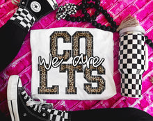Load image into Gallery viewer, We Are Faux Embroidery Leopard Mascot DROPDOWN TRANSFER CAP
