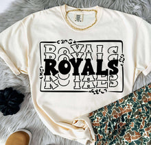 Load image into Gallery viewer, Stacked Mascots With Leopard Frame Dropdown TRANSFER BIA 25
