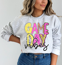 Load image into Gallery viewer, Game Day Vibes Doodle Letters Sports DROPDOWN TRANSFER CST FEB 26
