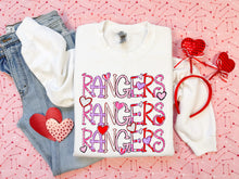 Load image into Gallery viewer, Valentine’s Skinny Stacked Mascot Dropdown TRANSFER PHDC
