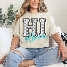 Load image into Gallery viewer, Polka Dotted Faux Embroidery States (All 50 states available) DTF TRANSFER
