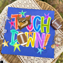 Load image into Gallery viewer, Bright Touchdown Football Team Stars DROPDOWN TRANSFER TCC JULY 26

