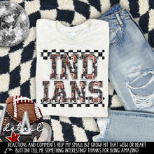 Load image into Gallery viewer, Football Faux Embroidery Checkered Mascots DROPDOWN TRANSFER CAP 24
