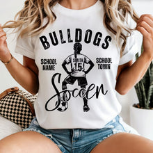 Load image into Gallery viewer, Vintage Distressed Sports Player CUSTOMIZABLE DROPDOWN DTF TRANSFER PARJO 26
