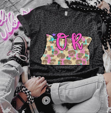 Load image into Gallery viewer, Preppy Bright Leopard States (all 50 states available) TRANSFER CAP APR
