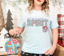 Load image into Gallery viewer, Reindeer Pink Teal Faux Embroidery Mascot Spirit DROPDOWN TRANSFER
