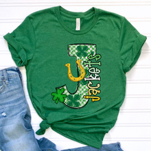 Load image into Gallery viewer, St Patrick’s Day Checkered Mascots DROPDOWN TRANSFER CSD JAN 26
