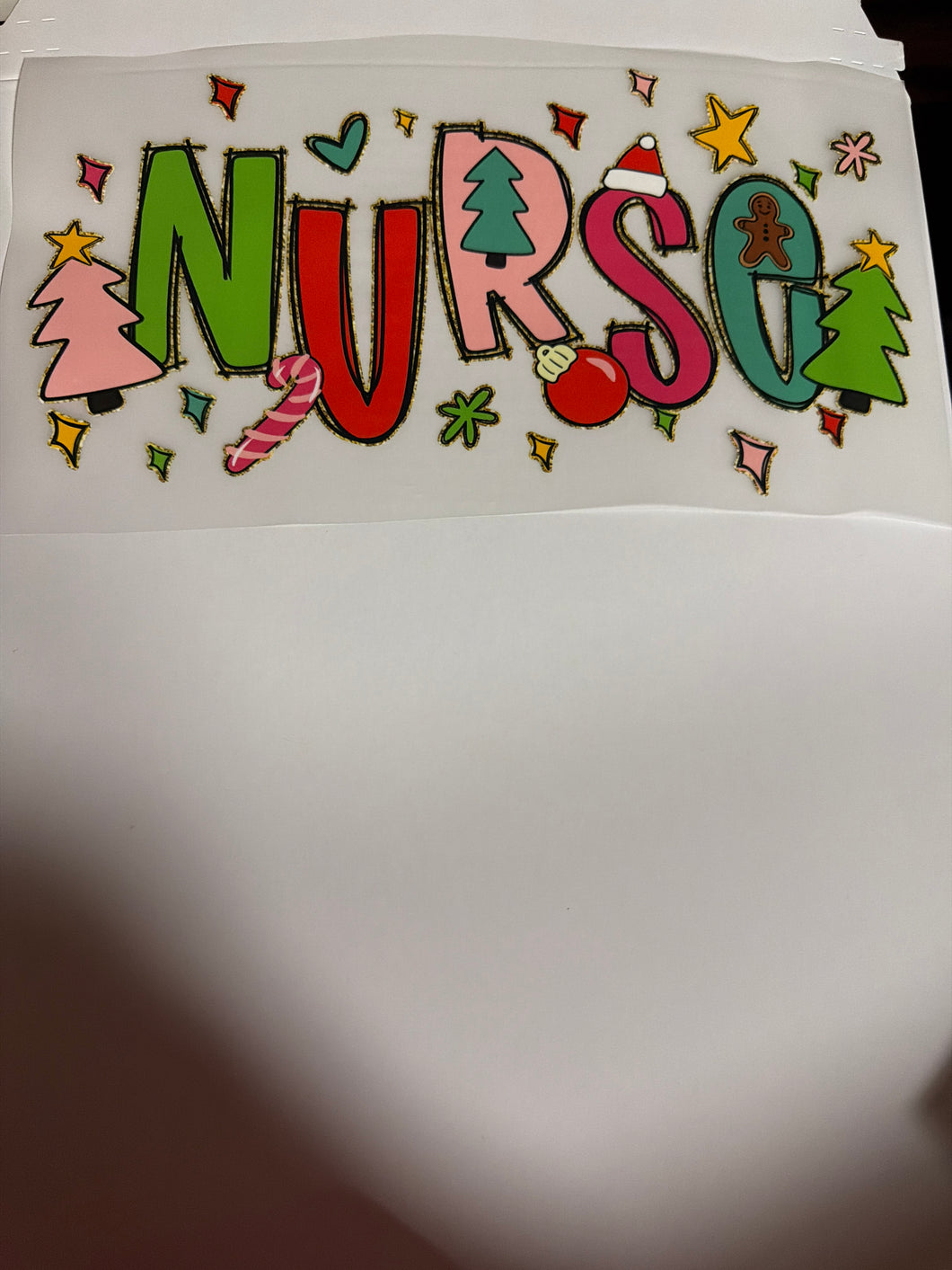 Nurse Bright Trees RTS DTF TRANSFER
