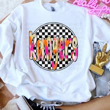 Load image into Gallery viewer, Preppy Checkered Mascot Dropdown TRANSFER SWD TEMP
