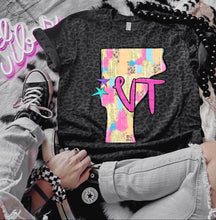 Load image into Gallery viewer, Preppy Bright Brushstroke States (all 50 states available) TRANSFER CAP APR
