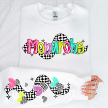 Load image into Gallery viewer, Bright Checkered Mascot With Sleeve Option DTF TRANSFER CSD

