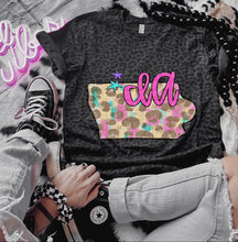 Load image into Gallery viewer, Preppy Bright Leopard States (all 50 states available) TRANSFER CAP APR
