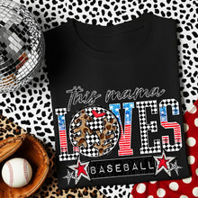 Load image into Gallery viewer, This Mama Loves Baseball Leopard Checker TRANSFER DWS FEB 26
