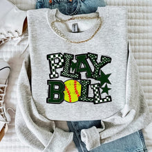Load image into Gallery viewer, So Sporty Play Ball Softball DROPDOWN TRANSFER BIA
